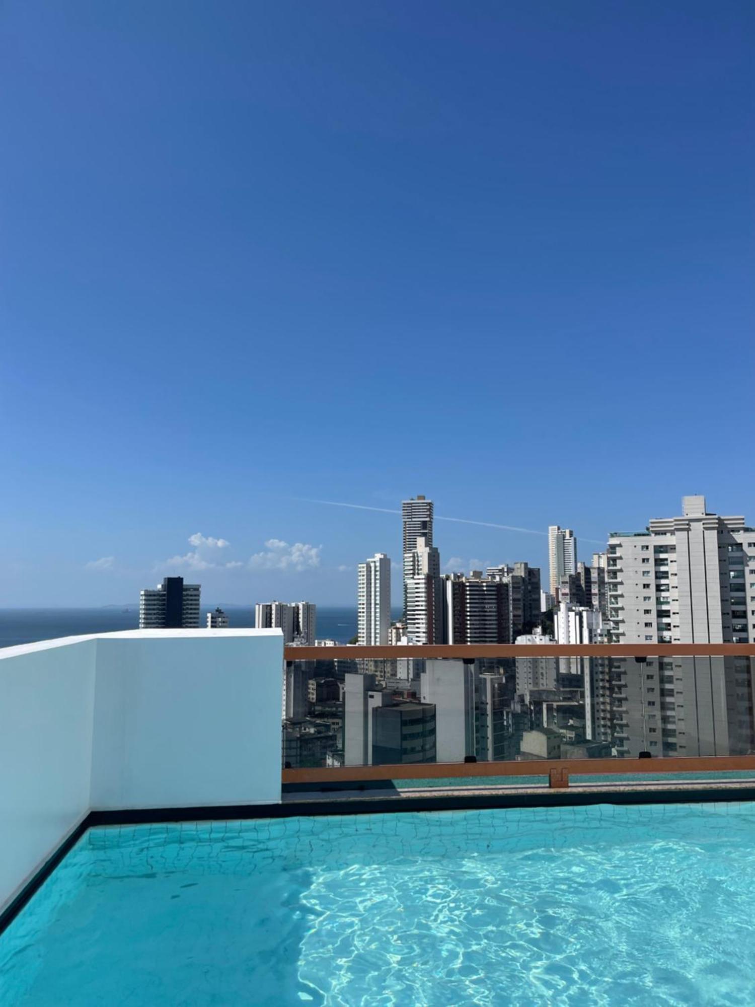Maravilhoso Apartamento 2 Quartos Com Ofuro Porto Da Barra Salvador Summer Barra Flat Exteriér fotografie